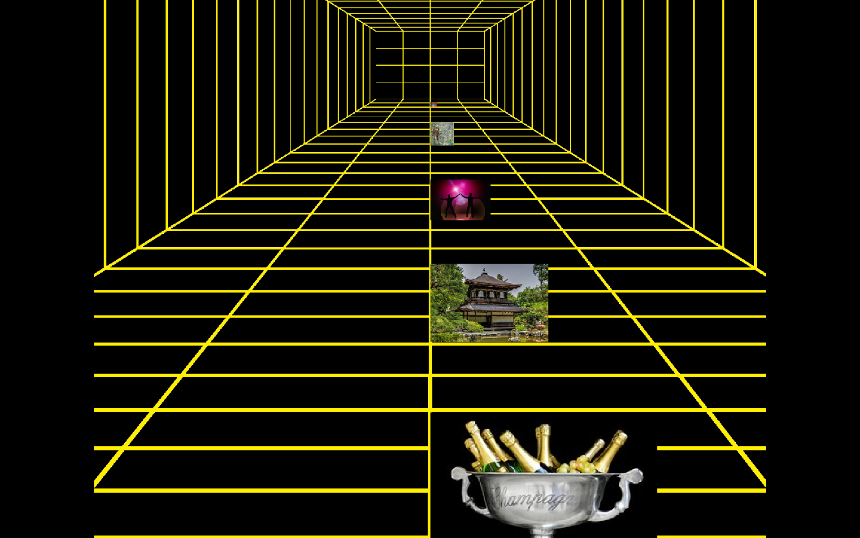 The 3D design, with environmental cues